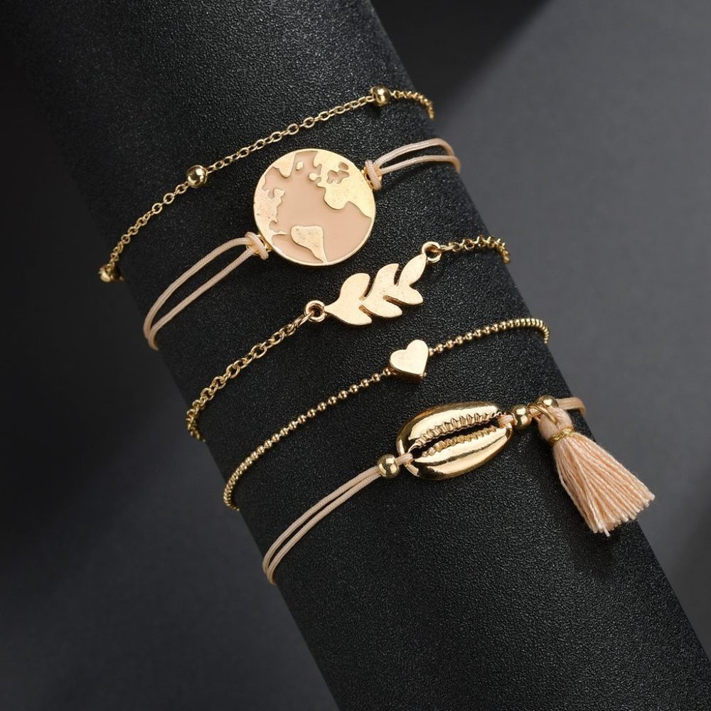 Travel Vacation Bracelets Set - Picture 4 of 5
